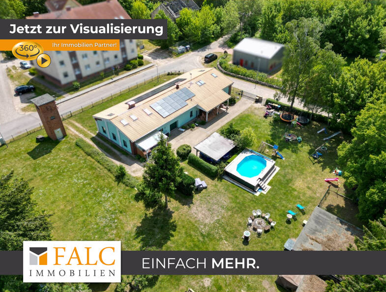 Einfamilienhaus zum Kauf 480.000 € 9 Zimmer 256,8 m² 2.460 m² Grundstück Friedrichsfelde Ankershagen 17219