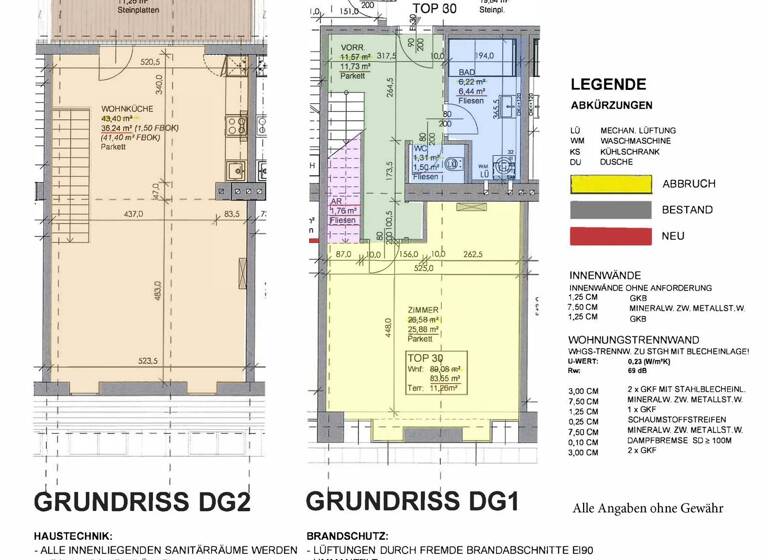 Wohnung zum Kauf 599.000 € 2 Zimmer 89,2 m² Wien 1140