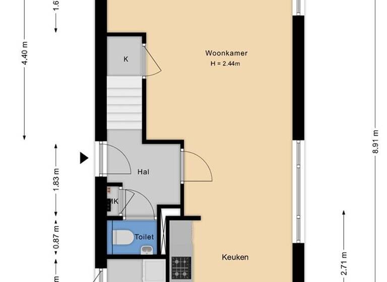 Einfamilienhaus zum Kauf provisionsfrei 679.000 € 3 Zimmer 70 m² 310 m² Grundstück Vinkenkade 77-37 Vinkeveen 3645BX
