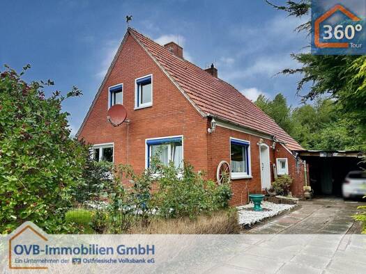 Einfamilienhaus zum Kauf 169.000 € 5 Zimmer 120 m² 1.202 m² Grundstück Tergast Moormerland 26802