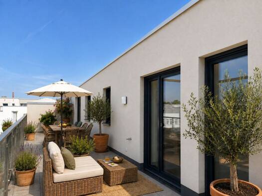 Penthouse zur Miete 2.100 € 3 Zimmer 104,5 m² 2. Geschoss Neustadt Mainz 55118