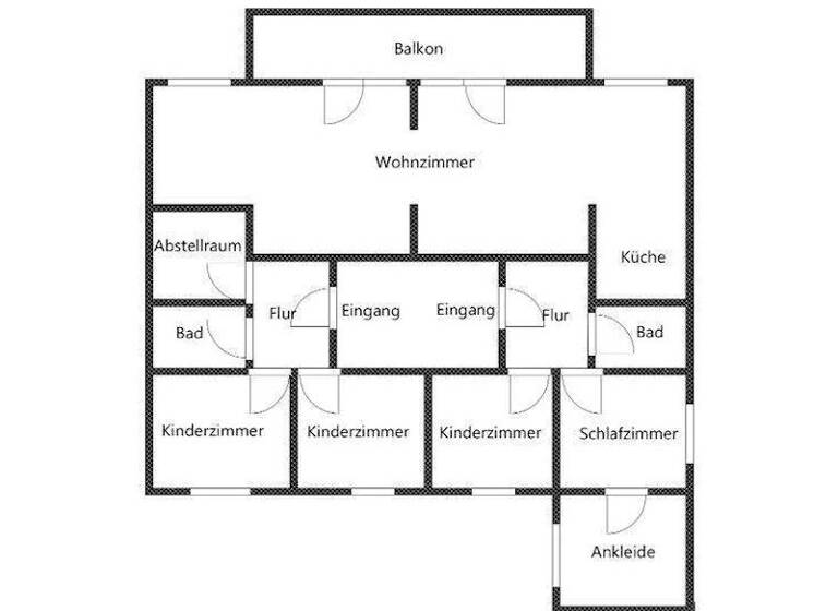 Wohnung zur Miete 980 € 5,5 Zimmer 123 m² 4. Geschoss Straße der Jugend 1 Sandersdorf 06792