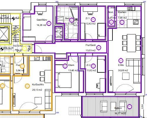 Wohnung zur Miete 1.575 € 5 Zimmer 122 m²<br/>Wohnfläche 1.<br/>Geschoss Beuren an der Aach 83 Singen (Hohentwiel) 78224