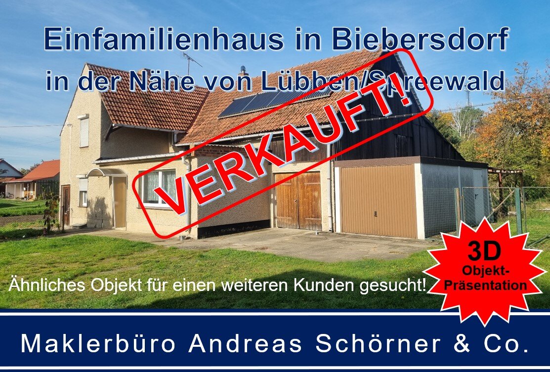 Einfamilienhaus zum Kauf 159.000 € 7 Zimmer 145 m²<br/>Wohnfläche 3.537 m²<br/>Grundstück Biebersdorf Märkische Heide 15913