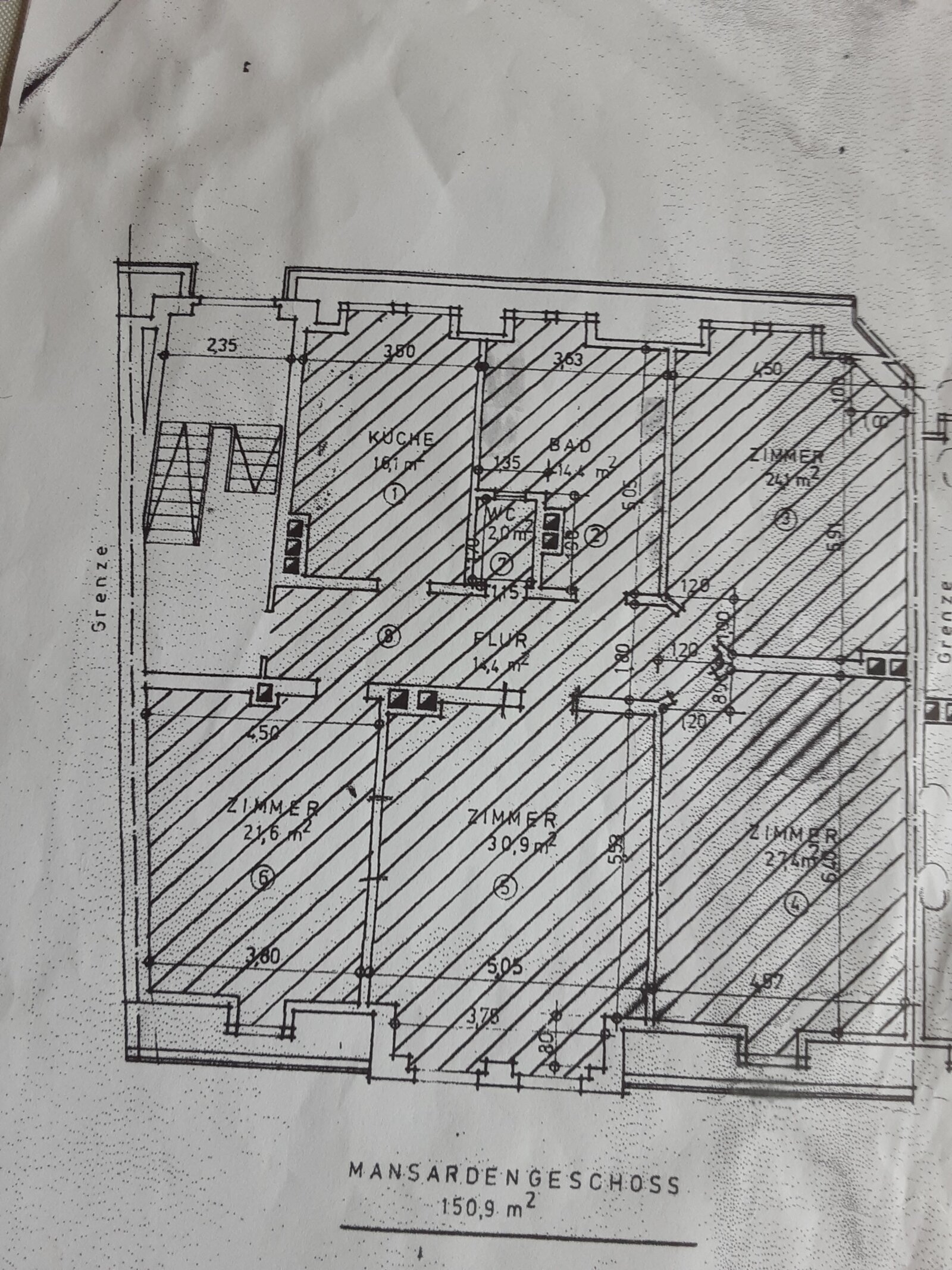 Wohnung zum Kauf 159.000 € 4 Zimmer 150 m²<br/>Wohnfläche 4.<br/>Geschoss Innenstadt Neunkirchen 66538