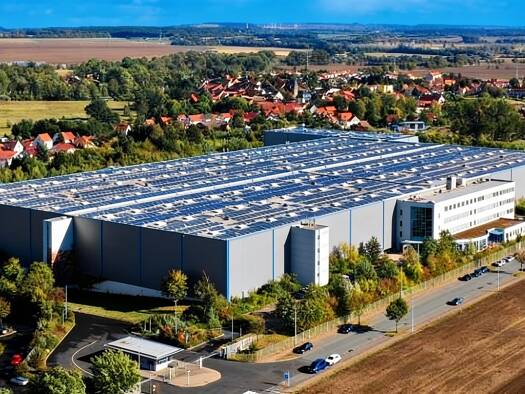 Logistikzentrum zur Miete provisionsfrei 28.800 m² Lagerfläche teilbar ab 7.200 m² Gotha Gotha 99867