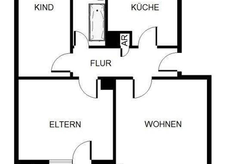 Wohnung zur Miete 721 € 3 Zimmer 72,1 m² 2. Geschoss frei ab 11.04.2026 Rohrlachstr. 15 Seckenheim Mannheim 68239