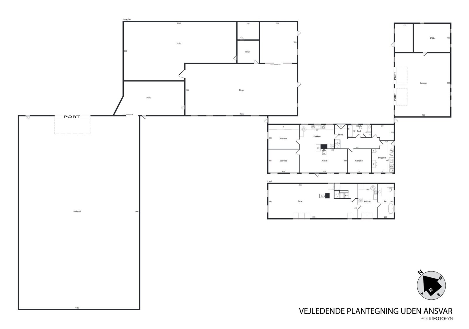 Einfamilienhaus zum Kauf 402.000 € 6 Zimmer 253 m²<br/>Wohnfläche 55.855 m²<br/>Grundstück Søby 5985