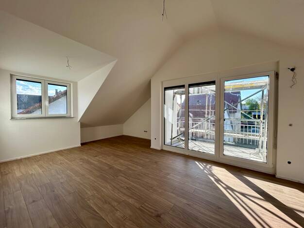 Wohnung zum Kauf - Neubau 243.132 € 2 Zimmer 47,2 m² Dachgeschoss, EG Gundelsheim Gundelsheim / Höchstberg 74831