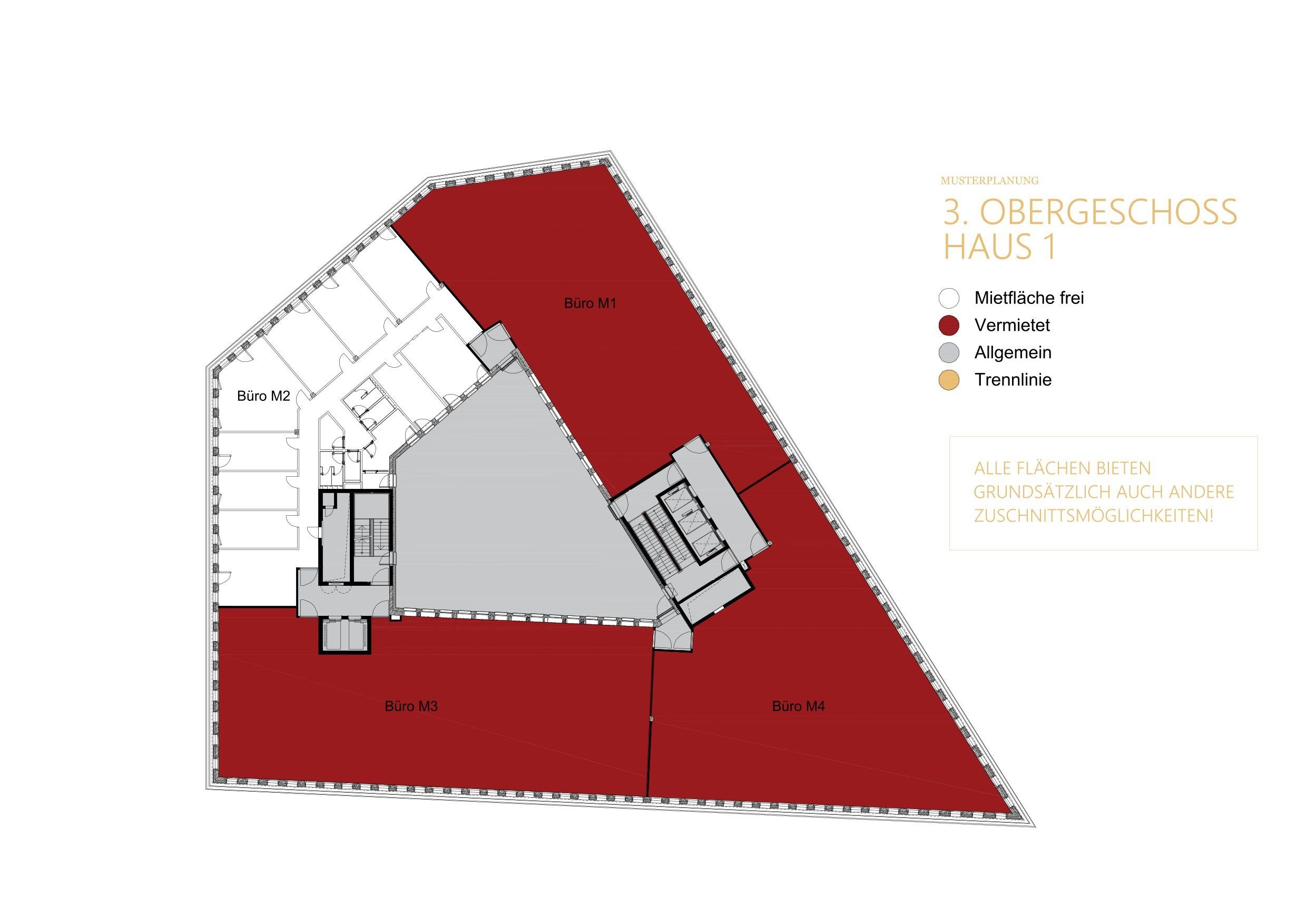 Bürofläche zur Miete provisionsfrei 353,8 m²<br/>Bürofläche Bahnhofsplatz 42 Bahnhofsvorstadt Bremen 28195