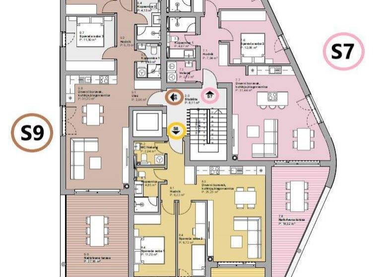 Wohnung zum Kauf 445.000 € 3 Zimmer 97 m² Vodice