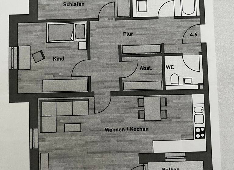 Wohnung zur Miete 975 € 3 Zimmer 89 m² Geschoss 2/3 frei ab 01.07.2026 Wemding 86650