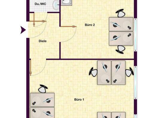 Wohnung zur Miete 520 € 1,5 Zimmer 50,3 m² frei ab 01.05.2026 Kasernenviertel Regensburg 93053