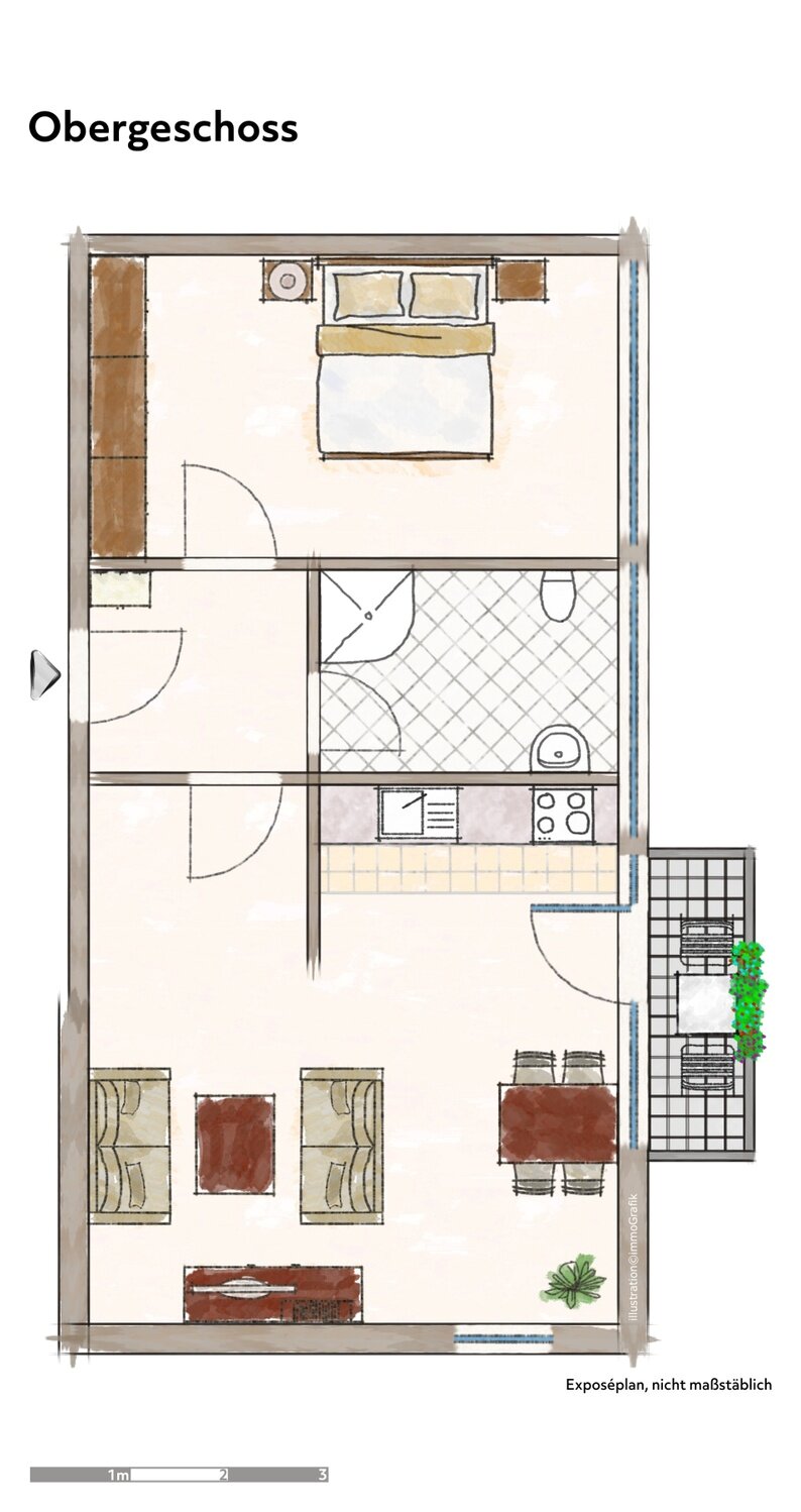 Wohnung zum Kauf 142.500 € 2 Zimmer 57,1 m²<br/>Wohnfläche Nördliche Stadtmitte Ahlen 59229