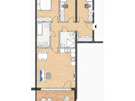 Wohnung zum Kauf - Neubau provisionsfrei 559.000 € 4 Zimmer 99,1 m² Geschoss 1/4 frei ab sofort Flößaustraße 100 Südstadt Fürth 90763