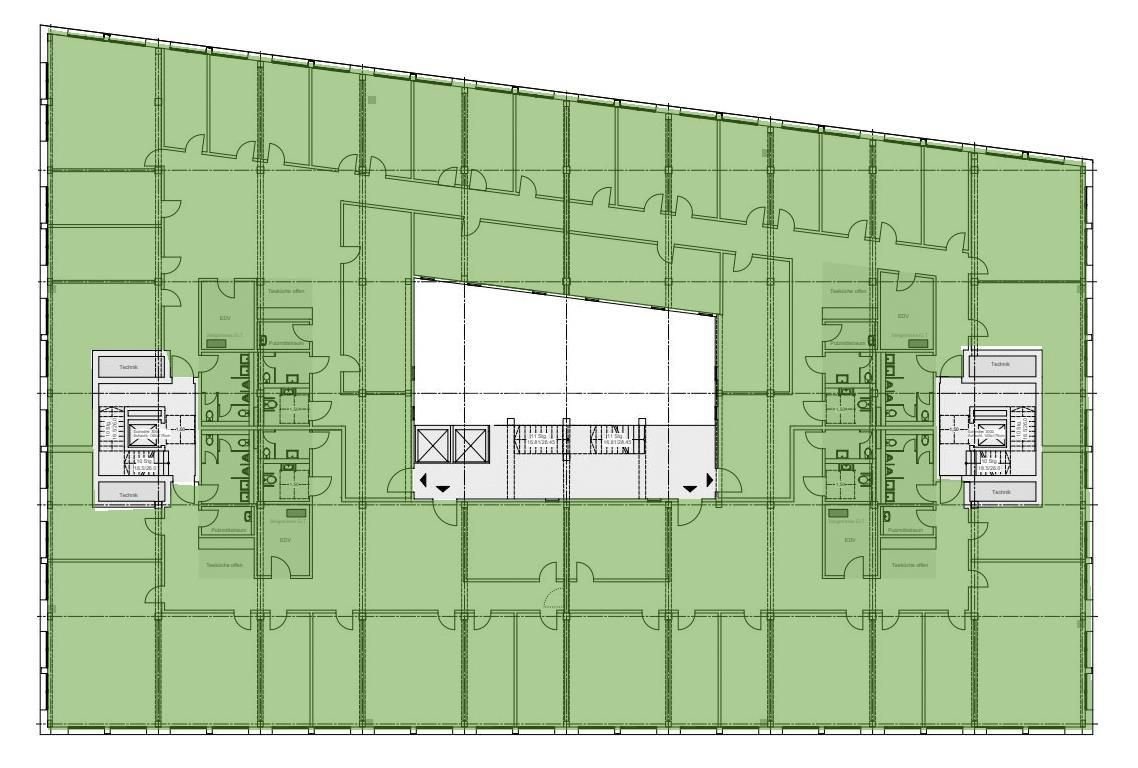 Büro-/Praxisfläche zur Miete provisionsfrei 17,50 € 1.613 m²<br/>Bürofläche ab 1.613 m²<br/>Teilbarkeit Am Hochschulcampus 13 Querenburg Bochum 44801