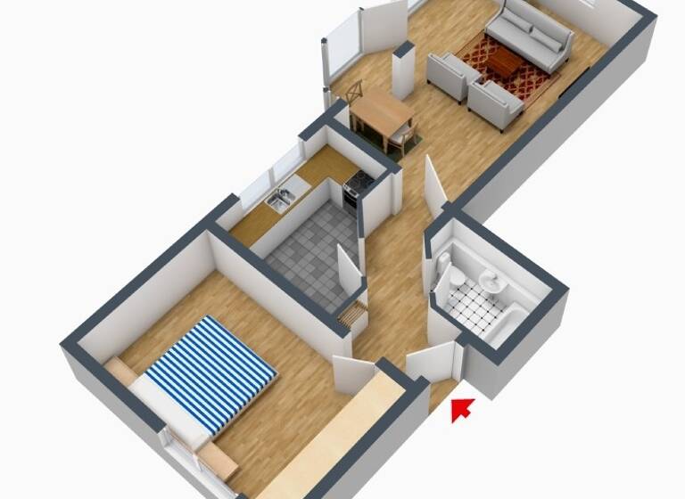 WG-Zimmer zum Kauf 97.500 € 2 Zimmer 70 m² 1. Geschoss frei ab 01.06.2026 Merseburger Straße 10 Lützen 06686
