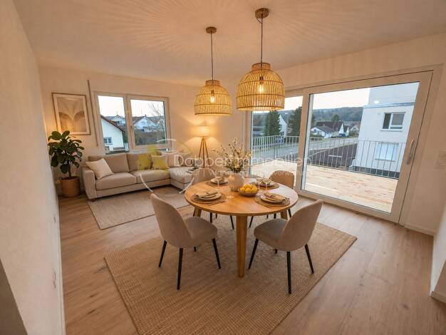 Wohnung zum Kauf - Erstbezug provisionsfrei 338.700 € 3 Zimmer 79,5 m² 1. Geschoss frei ab sofort Schlotfeld 0 WE 11 Weipertshofen Stimpfach-Weipertshofen 74597