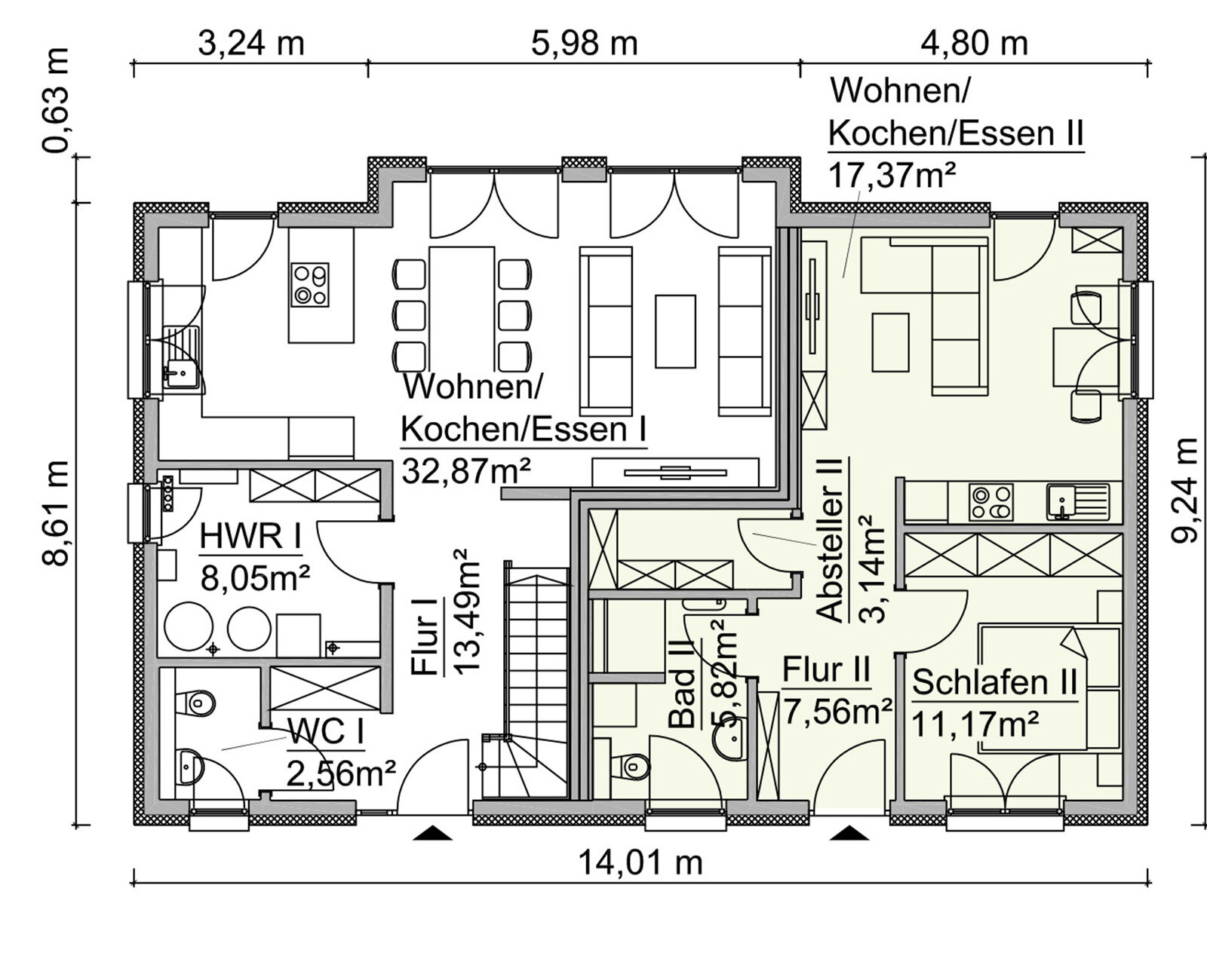 Mehrfamilienhaus zum Kauf 420.000 € 7 Zimmer 202 m²<br/>Wohnfläche 700 m²<br/>Grundstück Neu-Vehlefanz Oberkrämer 16727