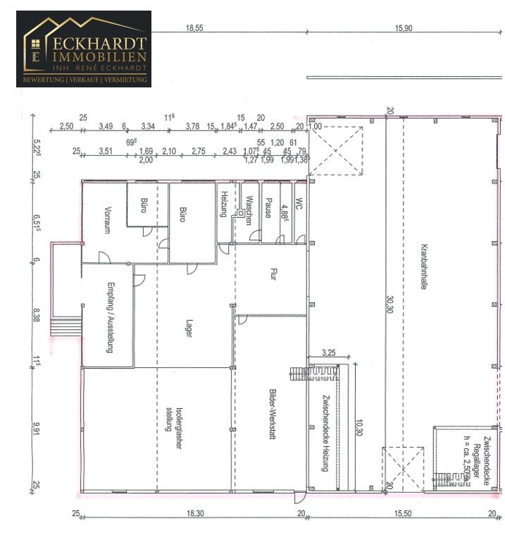 Produktionshalle zur Miete 469 m²<br/>Lagerfläche ab 100 m²<br/>Teilbarkeit Gilfershausen Bebra 36179