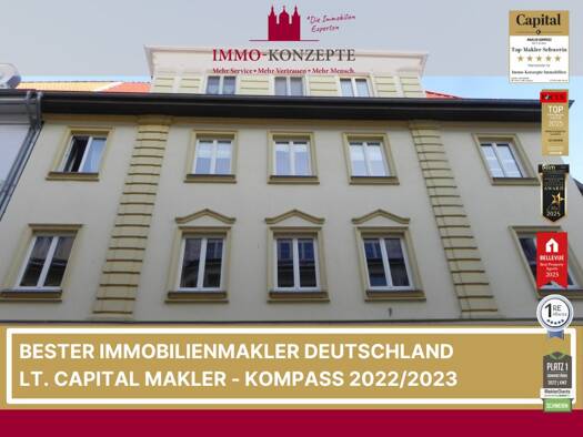 Wohnung zur Miete 960 € 3 Zimmer 100 m² 2. Geschoss Jahnstr. 10 Schelfstadt Schwerin 19055