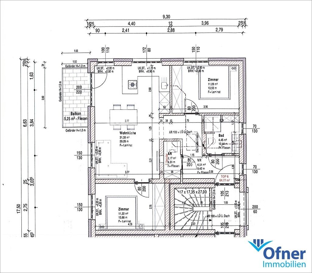 Wohnung zur Miete 591 € 3 Zimmer 64,8 m²<br/>Wohnfläche 1.<br/>Geschoss Edelschrott 8583