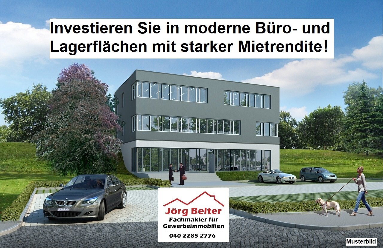 Büro-/Praxisfläche zum Kauf 2.870 m²<br/>Bürofläche von 900 m² bis 2.870 m²<br/>Teilbarkeit Garstedt Norderstedt 22848