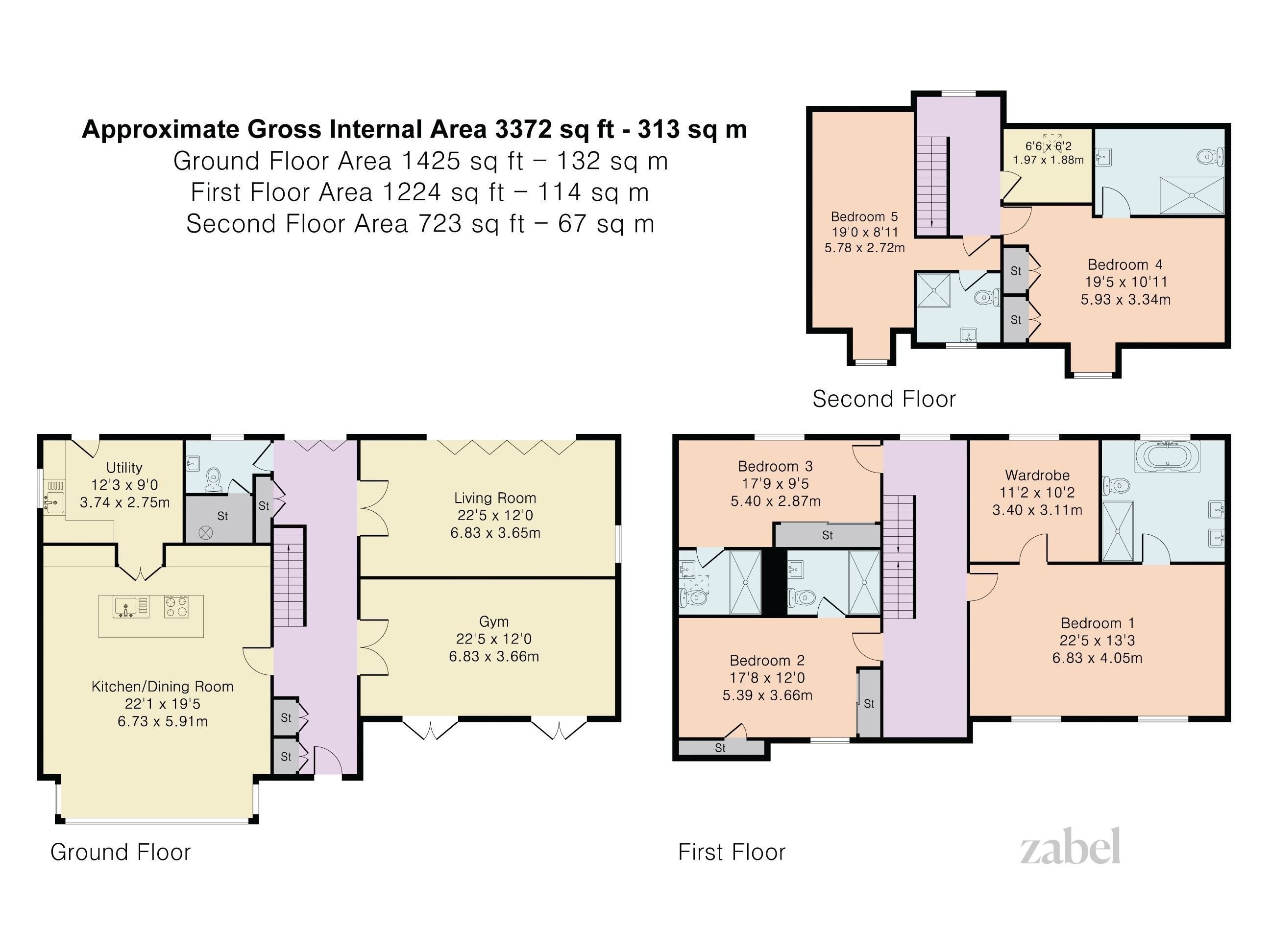 Haus zum Kauf provisionsfrei 2.344.095 € 6 Zimmer 313,3 m²<br/>Wohnfläche London WD19 4NL