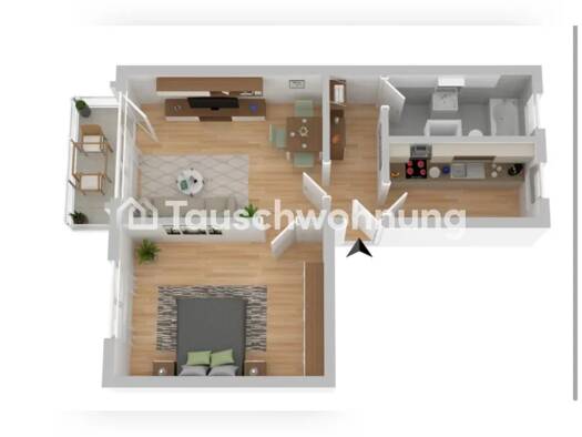 Wohnung zur Miete Tauschwohnung 400 € 2 Zimmer 50 m² Hansaviertel West 18059