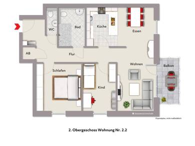 Wohnung zur Miete 1.015 € 3 Zimmer 86,4 m² 2. Geschoss frei ab 01.09.2025 Dülmen Dülmen 48249