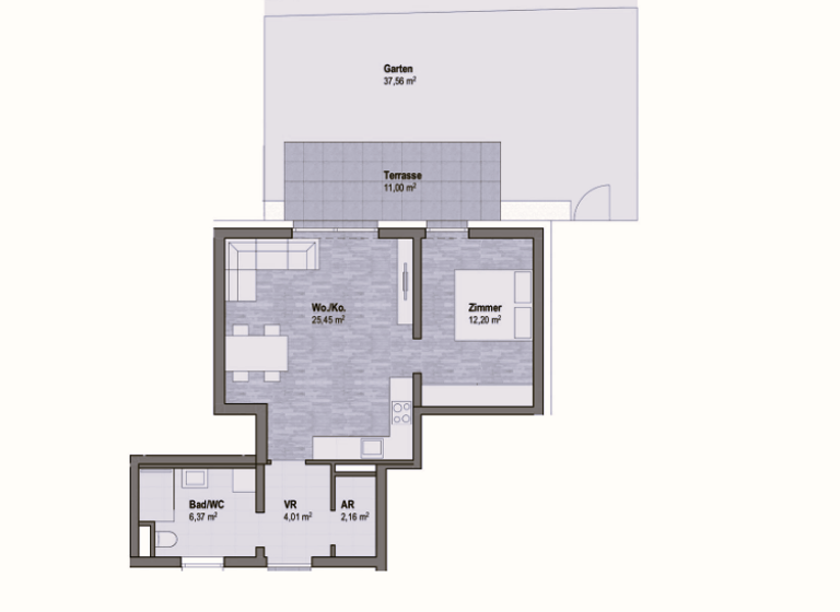 Wohnung zum Kauf - Erstbezug provisionsfrei 306.280 € 2 Zimmer 50,2 m² Sankt Leonhard Graz Geidorf 8010