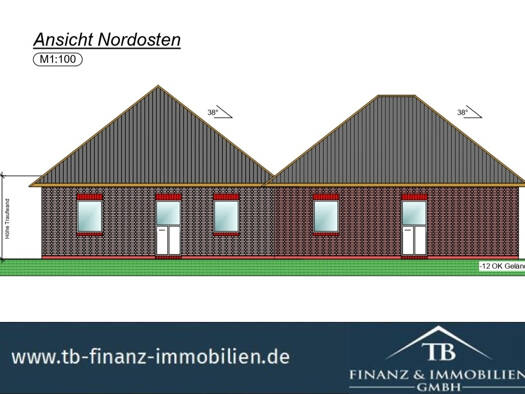Doppelhaushälfte zum Kauf 279.000 € 2 Zimmer 64,9 m² 520 m² Grundstück Norden 26506
