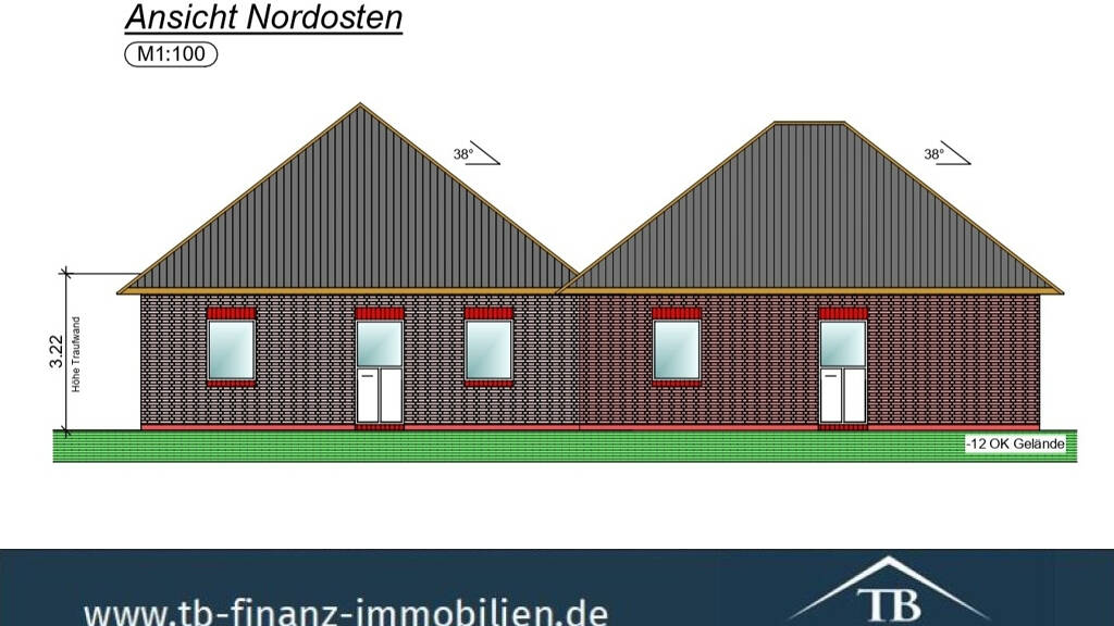 Doppelhaushälfte zum Kauf 279.000 € 2 Zimmer 64,9 m² 520 m² Grundstück Norden 26506