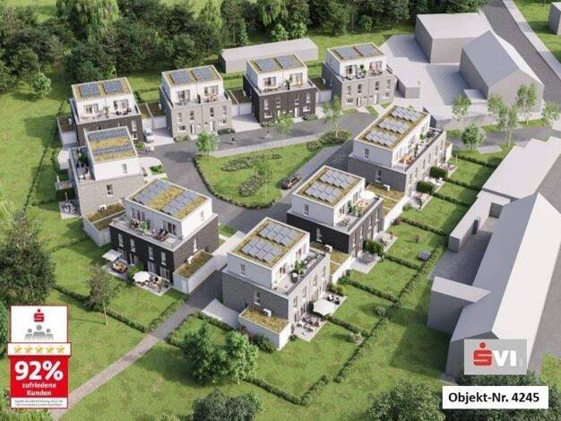 Doppelhaushälfte zum Kauf - Erstbezug provisionsfrei 683.900 € 6 Zimmer 146,6 m² 288 m² Grundstück Alstaden-West Alt-Oberhausen 46049