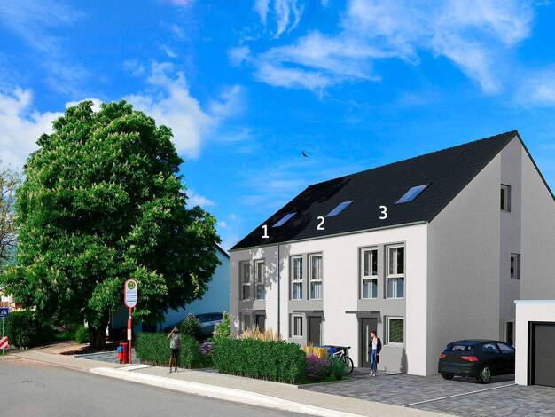 Reihenendhaus zum Kauf - Neubau 719.000 € 5 Zimmer 140,3 m² 205 m² Grundstück Kelsterbacher Straße 17 Eddersheim Hattersheim 65795