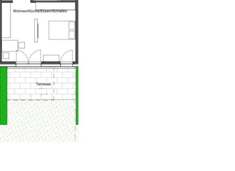 Terrassenwohnung zur Miete 630 € 1 Zimmer 40 m² frei ab 01.05.2026 Tennenlohe Erlangen 91058