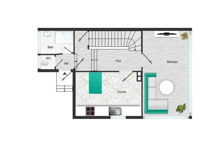 Doppelhaushälfte zum Kauf 99.999 € 5 Zimmer 108 m² 430 m² Grundstück Burkersdorfer Str. 129 Burgstädt 09217