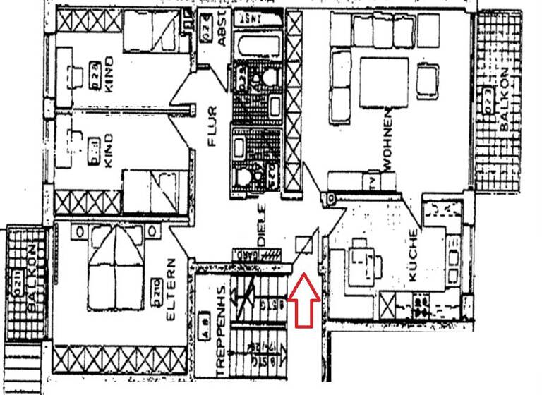 Wohnung zum Kauf 269.000 € 3,5 Zimmer 92,5 m² 1. Geschoss frei ab sofort Glashütte Norderstedt 22851