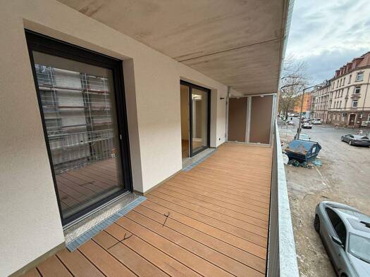 Wohnung zur Miete - Erstbezug 1.333 € 2 Zimmer 64,2 m² 2. Geschoss frei ab sofort Holbeinstrasse Schweinau Nürnberg 90411