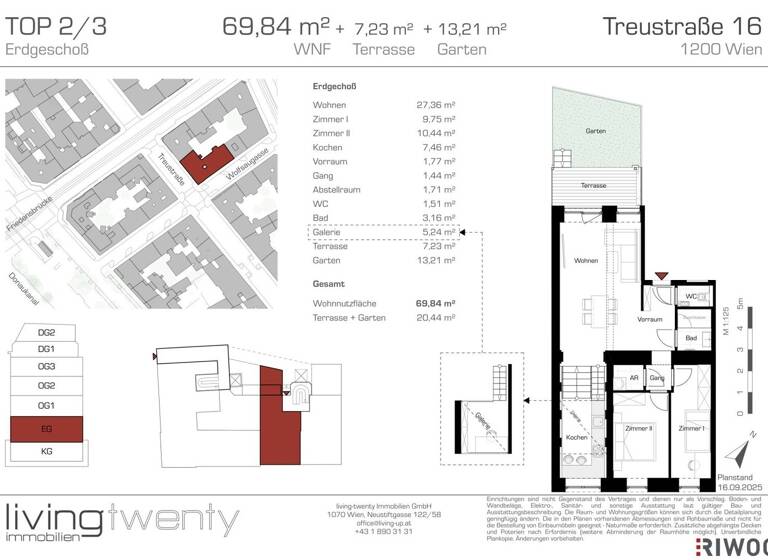 Wohnung zum Kauf - Erstbezug 475.000 € 3 Zimmer 69,8 m² EG Wien 1200