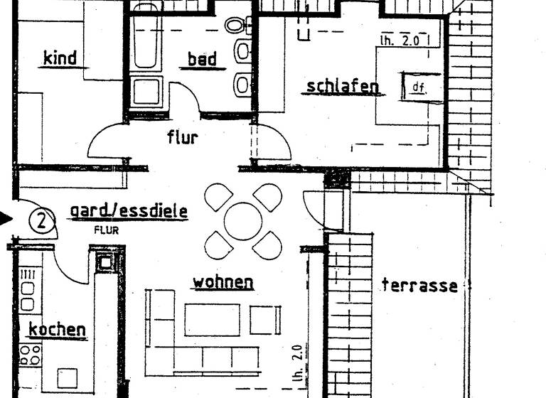 Wohnung zur Miete 742 € 3 Zimmer 87,3 m² 2. Geschoss frei ab sofort Ebingen Albstadt 72458