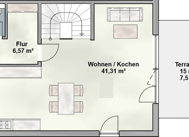 Doppelhaushälfte zum Kauf - Erstbezug 1.599.000 € 6 Zimmer 145 m² 372 m² Grundstück Neuried 82061
