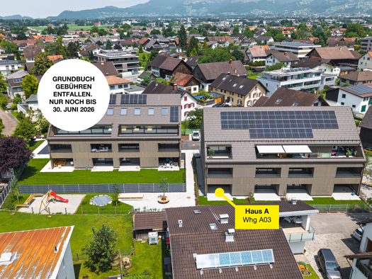 Wohnung zum Kauf - Erstbezug 649.000 € 4 Zimmer 89,5 m² Ringstraße 19 Feldkirch 6800