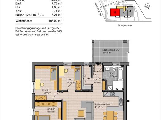 Wohnung zum Kauf - Erstbezug 518.000 € 4 Zimmer 105,1 m² frei ab 01.12.2026 Bad Grönenbach 87730