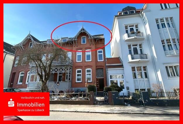 Wohnung zum Kauf provisionsfrei 225.000 € 3 Zimmer 56 m² Dachgeschoss, 2. Geschoss Hüxter- / Mühlentor / Gärtnergasse Lübeck 23564