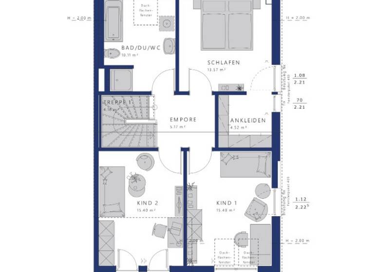 Doppelhaushälfte zum Kauf provisionsfrei 586.200 € 4,5 Zimmer 138,7 m² 380 m² Grundstück Cleebronn 74389