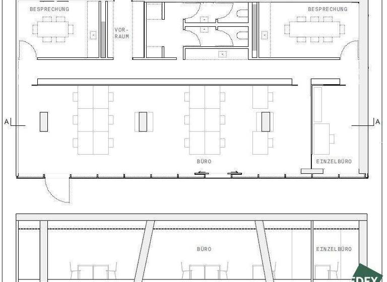 Büro zur Miete 2.972 € 4 Zimmer Wien 1220