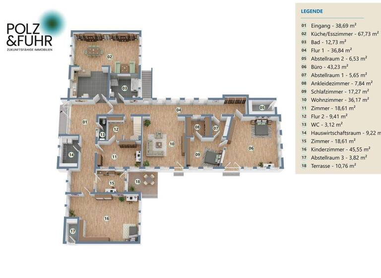 Bungalow zur Miete 2.500 € 8 Zimmer 367,7 m² 1.167 m² Grundstück frei ab sofort Breithardt Hohenstein 65329