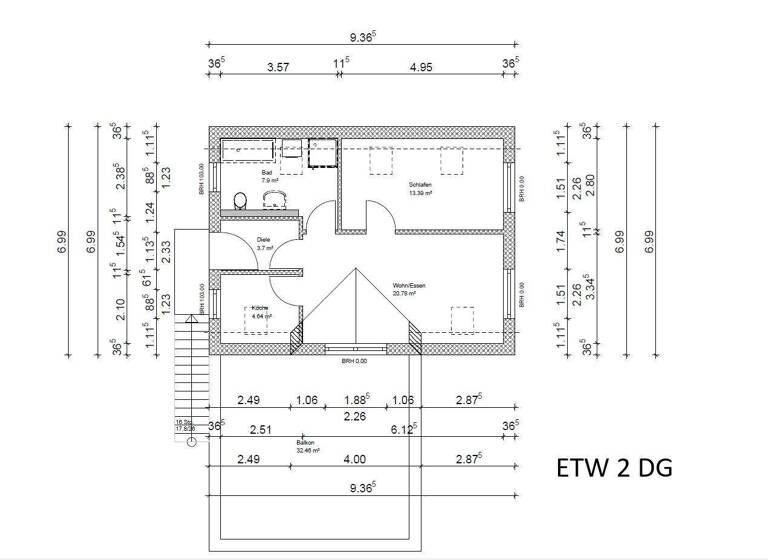Studio zum Kauf - Erstbezug 289.900 € 3 Zimmer 66 m² Burglengenfeld 93133