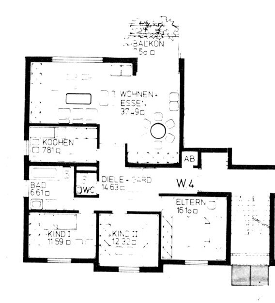 Wohnung zur Miete 1.035 € 4,5 Zimmer 109 m²<br/>Wohnfläche 1.<br/>Geschoss 01.05.2025<br/>Verfügbarkeit Bad Mergentheim Bad Mergentheim 97980